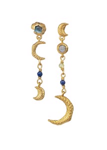 Pheobe earrings Forgyldt Maanesten 
